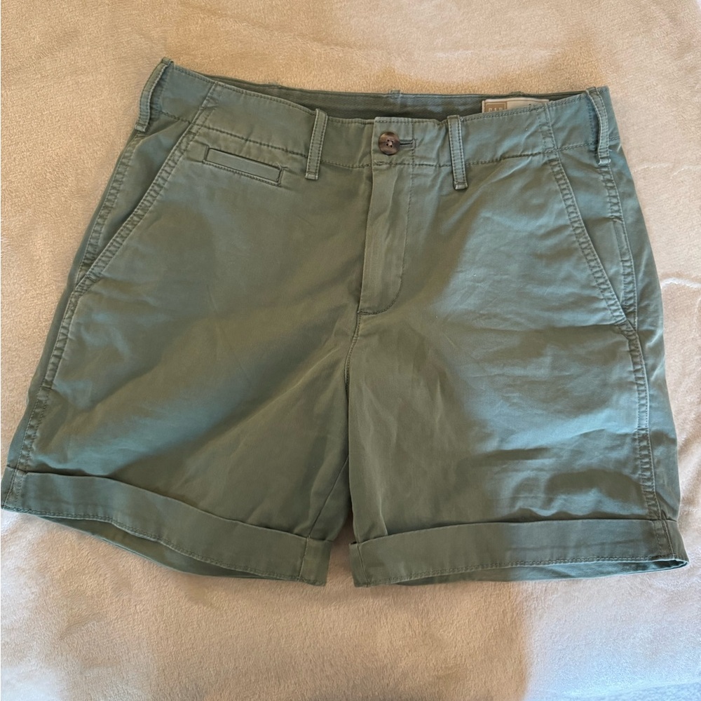 Green GAP Chino Shorts